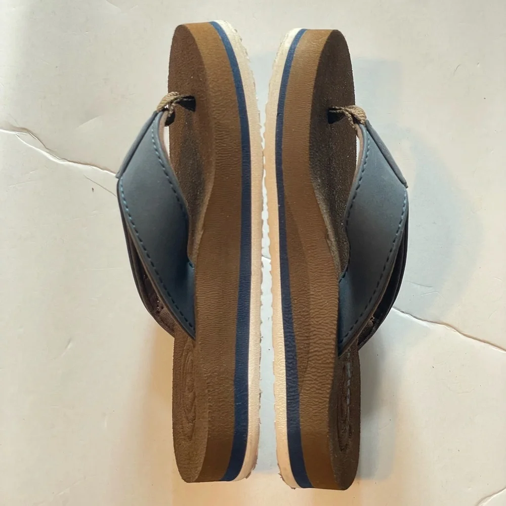 Cobian Toddler Boy's Size 9/10 - Sandals with Blue Strap and Brown Footbed